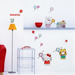 Stenska nalepka Hello Kitty in prijatelji