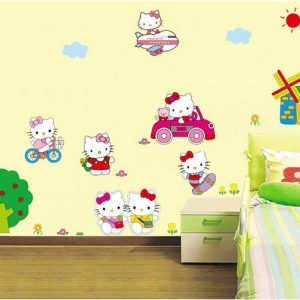 Velika stenska nalepka Hello Kitty