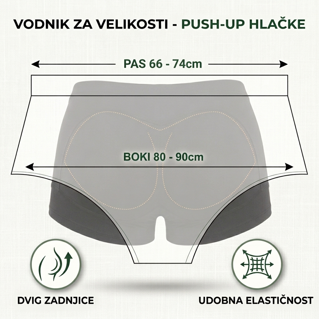 Push up hlačke za oblikovanje postave Push up hlačke za oblikovanje postave