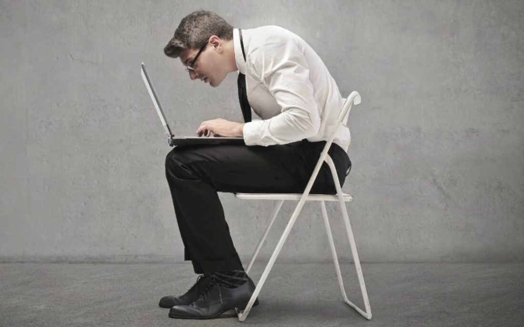 nepravilna telesna drža