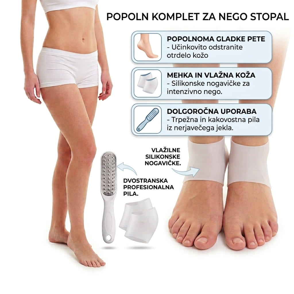 Komplet za nego pet – profesionalna pila + silikonske nogavičke
